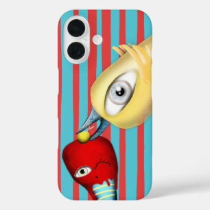 Yellow bird storytelling fruit red icecream yummy iPhone 16 case