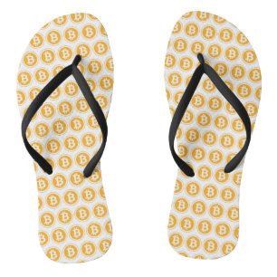 Yellow Bitcoin Pattern Thongs