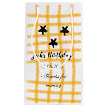 yellow black chequerboard add birthday date name 