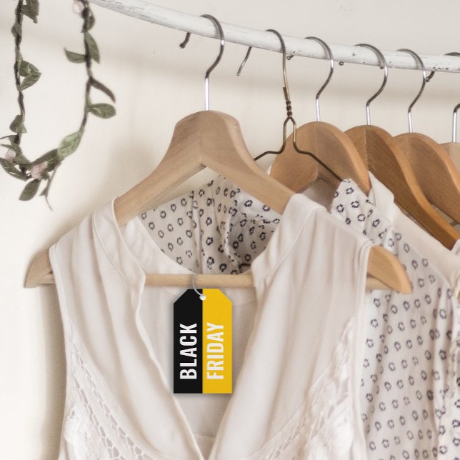 Yellow Black Friday SALE Clothing Hang Price Tag (Yellow Black Friday SALE Clothing Hang Price Tag)