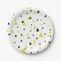 Yellow & Black Geometric Pattern Personalised