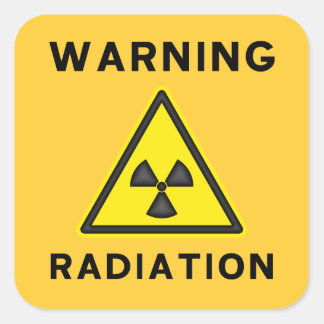 Radiation Stickers | Zazzle.com.au