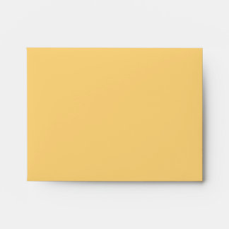 Yellow Blank Note Card A-2 Envelope Template