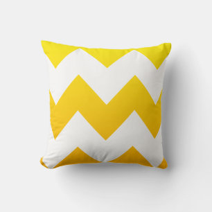 Yellow Blend Chevron Pattern Cushion