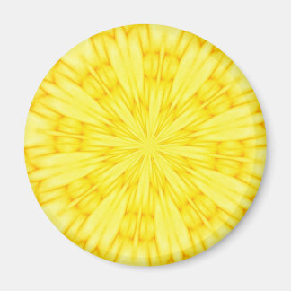 Yellow Blossom Fractal Magnet