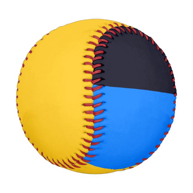 Yellow Blue Baseball (Angled)