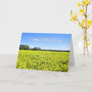 Yellow & Blue Country Bliss - Mother's Day Card