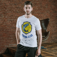 Yellow Blue Fishing Club T-Shirt