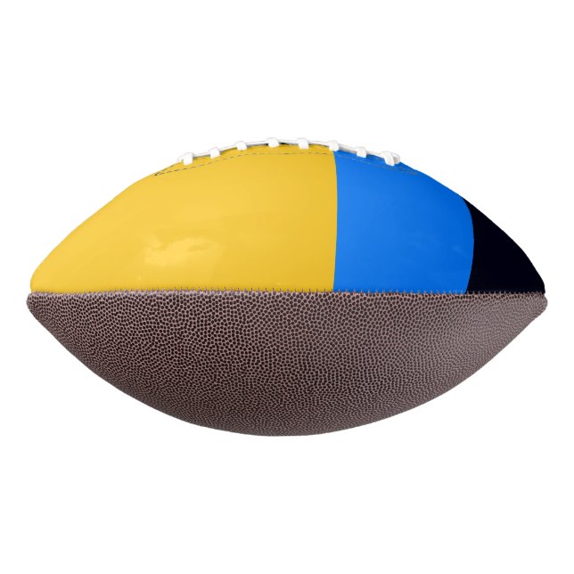 Yellow Blue Football (Rotated 90)