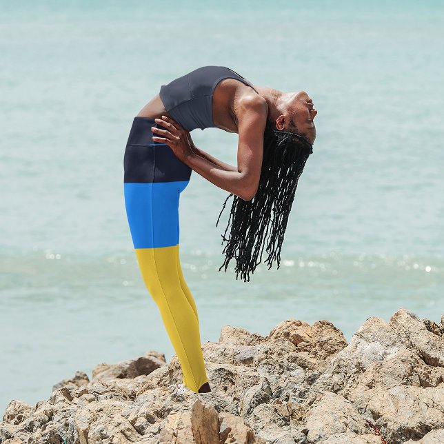 Yellow Blue Leggings (Creator Uploaded)