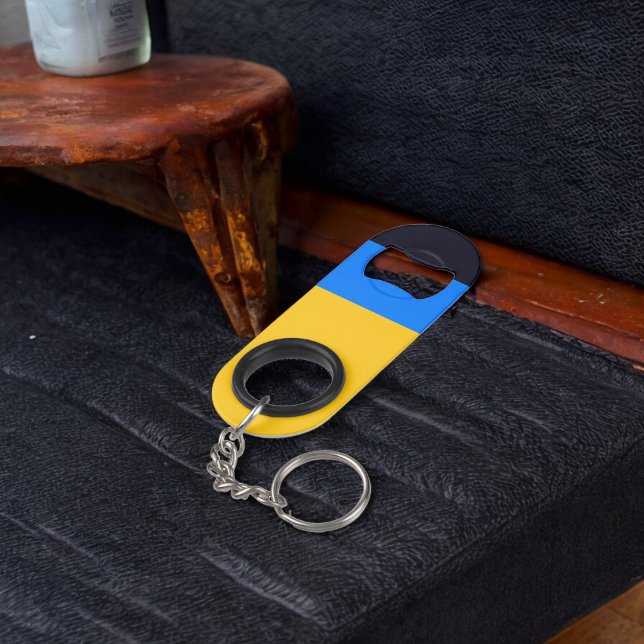 Yellow Blue Stripes  (Bottle Openers)