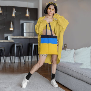 Yellow Blue Tote Bag