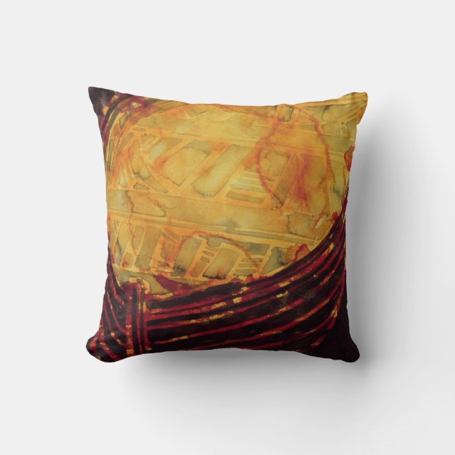 Yellow Boat 2007 Cushion (Front)