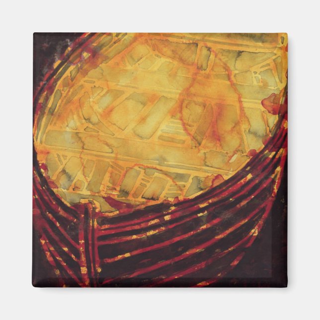 Yellow Boat 2007 Magnet (Front)