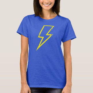 Yellow bolt outline shirt