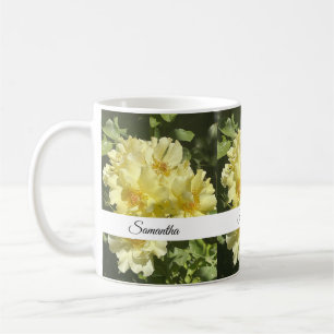 Yellow Botanical Flowers Coffee Mug