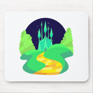 yellow brick road mouse pad