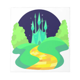 yellow brick road notepad