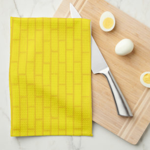 Yellow Brick Tea Towel