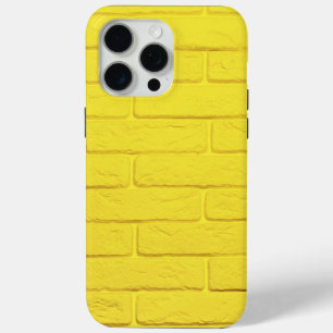 yellow brick wall iPhone 15 pro max case