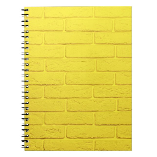 yellow brick wall notebook (Front)