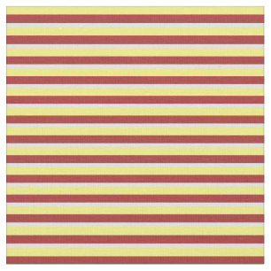 Yellow, Brown, and Lavender Stripes Fabric