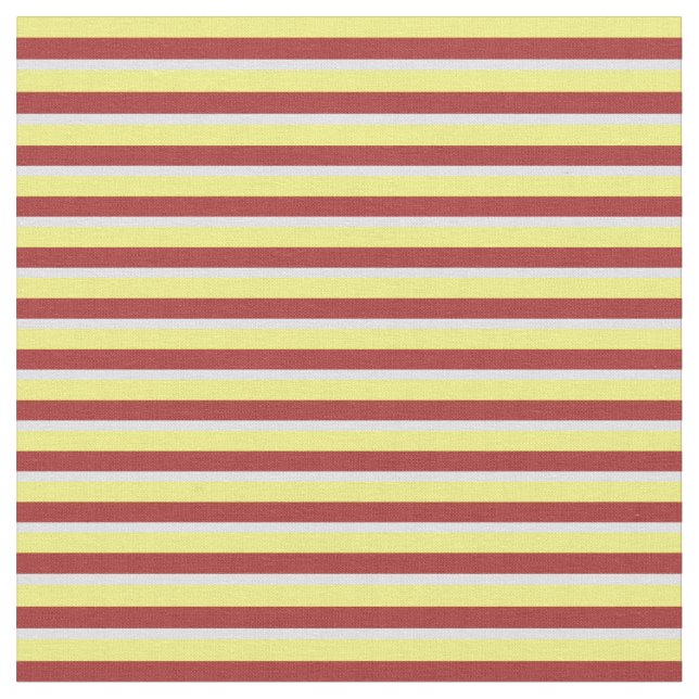Yellow, Brown, and Lavender Stripes Fabric (Close Up)
