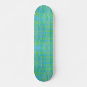 Yellow Bubble Wrap Print Skateboard