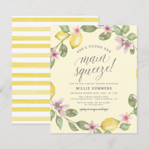 Yellow Budget Lemon Main Squeeze Bridal Shower