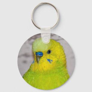 Yellow Budgie Keyring