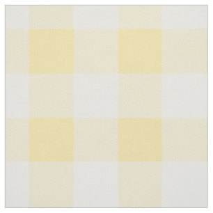 Yellow Buffalo Check Pattern Fabric