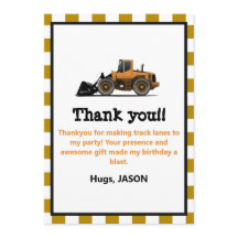 Yellow Bulldozer Construction Boys Birthday 