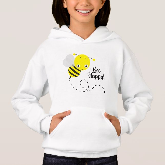 Yellow Bumble Bee, Bee Happy! (Front)