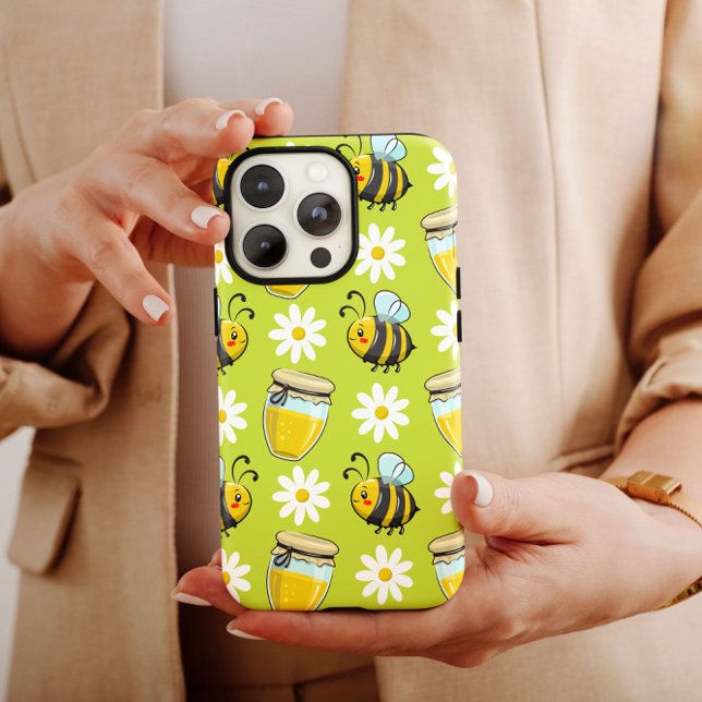 Yellow Bumblebee Honey  | iPhone 14 Case-Mate Case (Creator Uploaded)