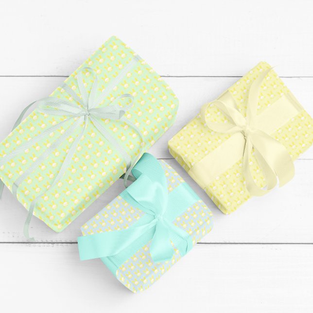 Yellow Bunny Wrapping Paper Sheets (Creator Uploaded)