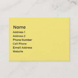 yellow business card