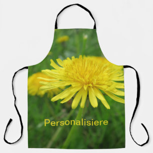 yellow, buttercup, plant, dandelion, meadow, apron