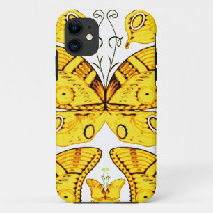 Yellow Butterflies iPhone 11 Case