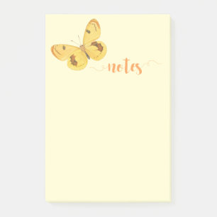 Yellow Butterflies  Vintage Fine Art Post-it Notes