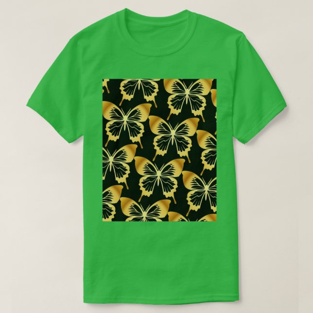 Yellow Butterfly 18 T-Shirt (Design Front)