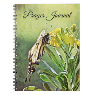 Yellow Butterfly Art Prayer Journal