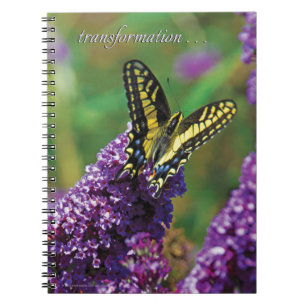 Yellow Butterfly I - Spiral Notebook