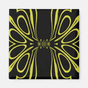 Yellow Butterfly Magnet