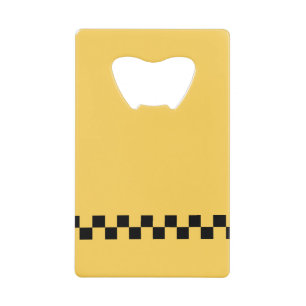 Yellow cab chequered pattern