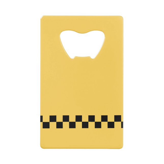 Yellow cab chequered pattern (Front)