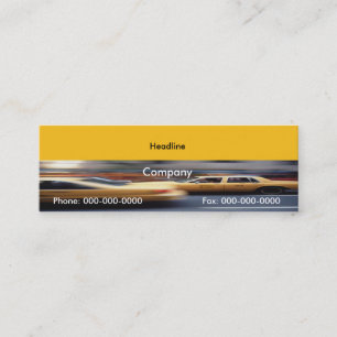 Yellow Cabs Business Card