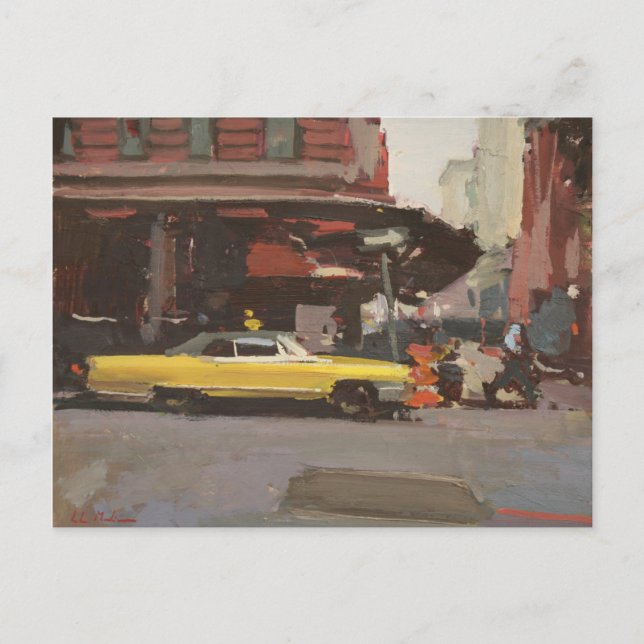 Yellow Cadillac 2012 Postcard (Front)