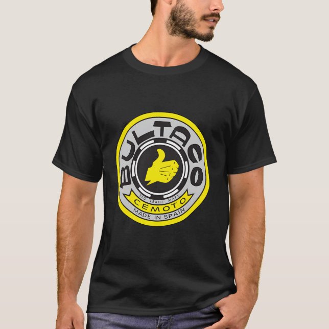 Yellow Camiseta Bultaco Amarillo Camiseta Esencial T-Shirt (Front)