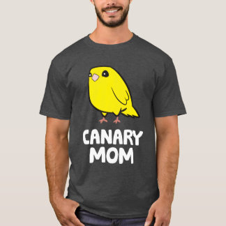 Yellow Canary Bird Canary Mum family T-Shirt