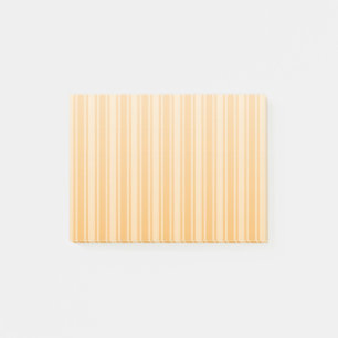 Yellow candy stripes post-it notes